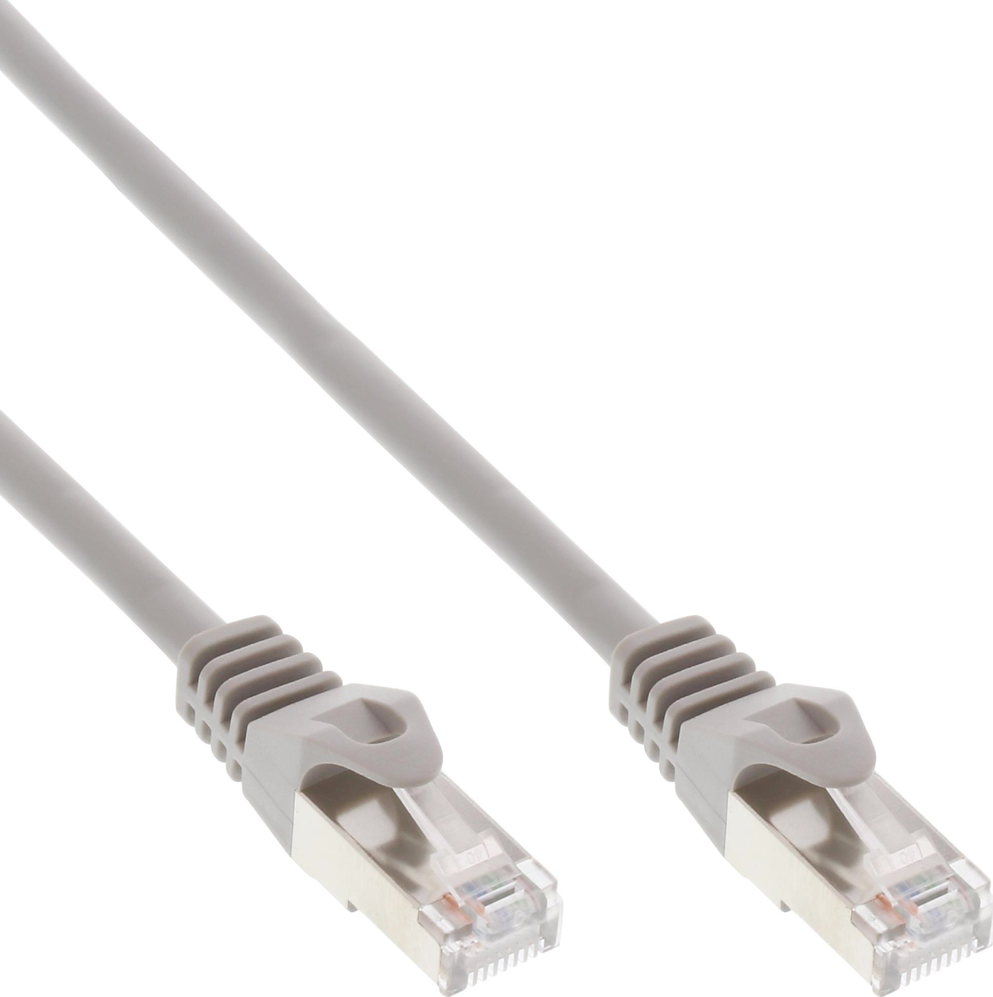 InLine 30pcs. pack Bulk-Pack InLine® Patch cable, SF/UTP, Cat.5e, grey, 3m