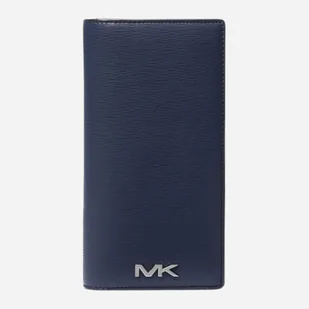 Portfel męski na karty Michael Kors 36R4LCOM2U-410 Granatowy (196237660923). Małe portfele i portmonetki męskie - Portfele - miniaturka - grafika 1