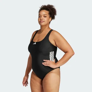 Strój do pływania 3-Stripes C-Back (Plus Size) - Stroje kąpielowe - miniaturka - grafika 1