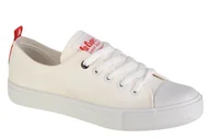 Trampki damskie - Lee Cooper LCW-22-31-0932L damskie trampki białe - miniaturka - grafika 1