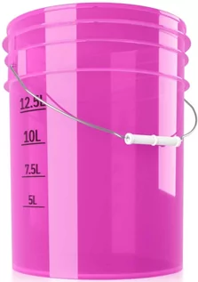 Akcesoria do mycia samochodu - ChemicalWorkz Performance Bucket Clear Purple 5 Gallon - wiadro detailingowe, fioletowe - grafika 1