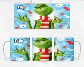 Kubki - KUBEK Z NADRUKIEM- PREZNET ŚWIĘTA GRINCH +IMIĘ - miniaturka - grafika 1