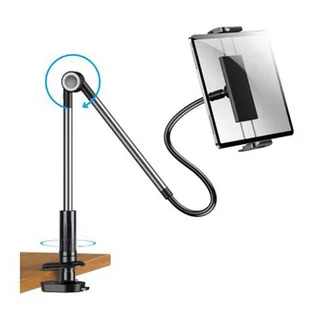Joyroom Joyroom uniwersalny uchwyt na telefon tablet stojak lazy holder czarny (JR-ZS263) JR-ZS263 - Uchwyty samochodowe do telefonów - miniaturka - grafika 1