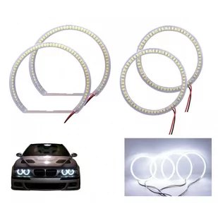 Bmw E90 Ringi Led Angel Eye Komplet Nowość, Mocne Białe Światło Motoledy - Lampy przednie - miniaturka - grafika 1