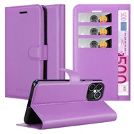 Etui i futerały do telefonów - Etui Cadorabo do Apple iPhone 12 PRO MAX Etui ochronne w kolorze fioletowym Etui na telefon komórkowy Etui z zamknięciem magnetycznym - miniaturka - grafika 1