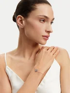 Bransoletki - Guess Bransoletka Lovely Guess JUBB03 036JW Srebrne rodowanie - miniaturka - grafika 1
