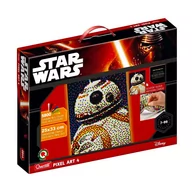 Zabawki kreatywne - Quercetti Star Wars, zestaw Mozaika Pixel Art 4 BB-8 - miniaturka - grafika 1