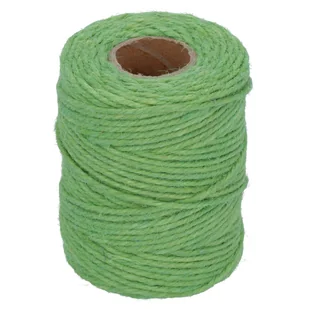 Suki Sznurek jutowy 2 mm x 50 m pleciony zielony - Inne mocowania Suki Sznurek jutowy 2 mm x 50 m pleciony zielony - Inne mocowania - miniaturka - grafika 1