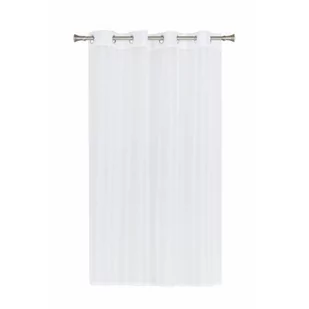 Firana z kółkami SOFIA 140 x 160 cm biała - Firany - miniaturka - grafika 1