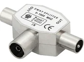 Inne akcesoria audio-wideo - Rozgałęźnik  bzt gniazdo-2wtyk - miniaturka - grafika 1