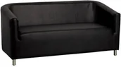 Meble kosmetyczne - Gabbiano sofa do poczekalni m021 czarna - miniaturka - grafika 1
