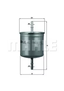 Filtr paliwa Mahle KL 196 - Filtry paliwa - miniaturka - grafika 1