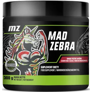 MZ-STORE MAD ZEBRA PRZEDTRENINGÓWKA W PROSZKU 300 GRAM - Przedtreningówki - miniaturka - grafika 1