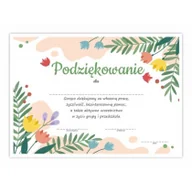 Dyplomy i okładki - LearnHow Dyplom A4 podziękowania dla rodziców-Bukiet 10szt - miniaturka - grafika 1