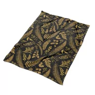 Koce - Koce na łóżko tkanina Złote paprocie ekologiczny, Fabricsy - miniaturka - grafika 1