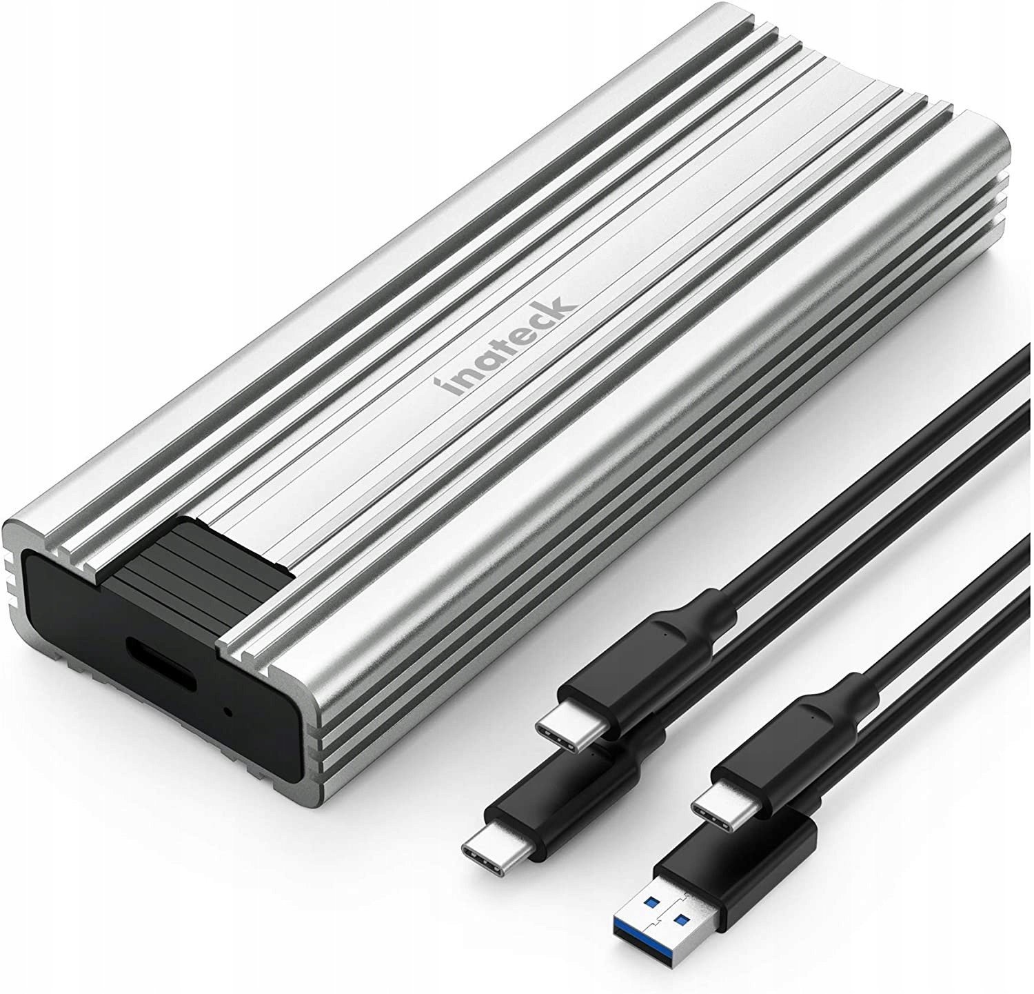 Inateck Festplattengehäuse NVMe M.2 USB 3.2 mit Kühlkissen FE2025_DARK GRAY