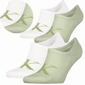 Skarpetki męskie - Skarpetki Calvin Klein Jeans 2 pary 43-46 skarpety CK MĘSKIE BIAŁY ZIELONY - miniaturka - grafika 1