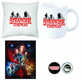 Zestaw Plakat + PODUSZKA + KUBEK STRANGER THINGS - Gadżety dla niej i dla niego - miniaturka - grafika 1
