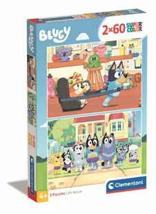 Puzzle 2X60 Elementów Bluey - Zabawki interaktywne dla dzieci - miniaturka - grafika 1