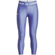 Spodnie i spodenki dla dziewczynek - Legginsy dziewczęce Under Armour Ankle Crop - miniaturka - grafika 1