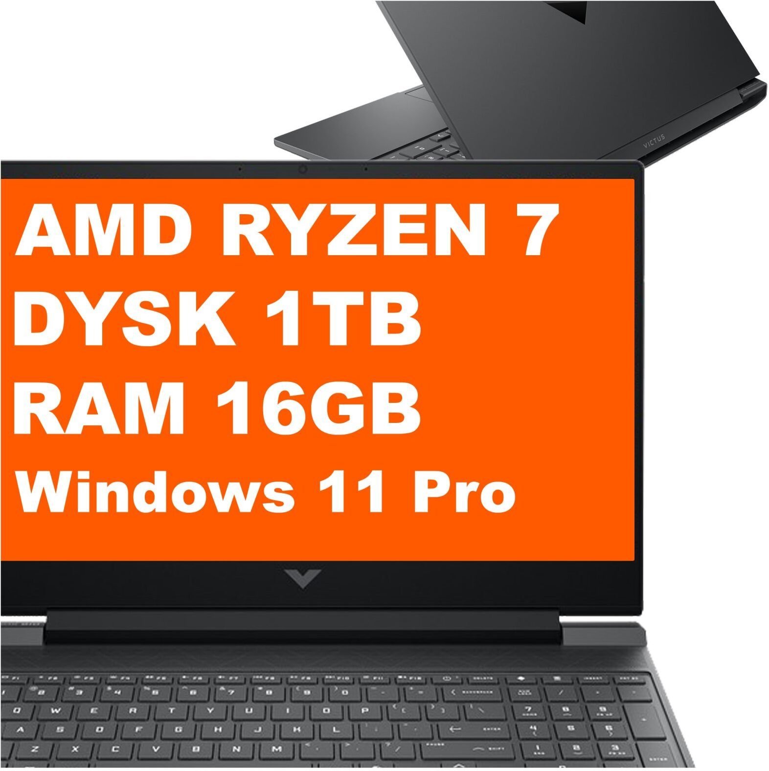 HP Victus 15-fb3092nw / CX5X1EA / AMD Ryzen 7 / 16GB / 1TB / RTX 3050 / 15,6