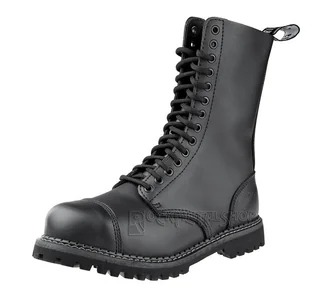 glany GRINDERS - HERALD (CS DERBY BLACK) 14-dziurkowe-40 - Botki męskie - miniaturka - grafika 1