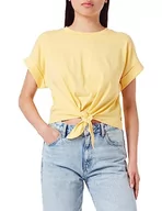 Koszulki i topy damskie - Q/S by s.Oliver T-shirt damski, krótki rękaw, żółty, XS - miniaturka - grafika 1