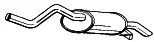 Tłumik końcowy IZAWIT 26.222A 7700418778 - Tłumiki - miniaturka - grafika 1