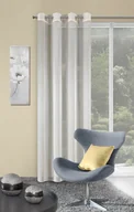 Firany - Firana Gotowa Na Przelotkach 140X250 Ales Kremowa Eurofirany - miniaturka - grafika 1