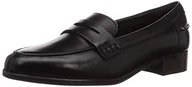 Kapcie damskie - Clarks Damskie kapcie Hamble Loafer, Czarny Black Leather, 39 eu - miniaturka - grafika 1