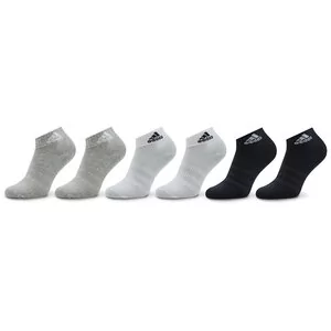 Skarpety Niskie Unisex adidas - Thin and Light Sportswear Ankle Socks 6 Pairs IC1307 medium grey heather/white/black - Moda i Uroda OUTLET - miniaturka - grafika 1