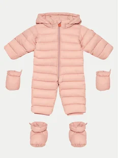 Save The Duck Kombinezon zimowy I30002X GIGA19 Różowy Regular Fit - Kombinezony dla dzieci - miniaturka - grafika 1