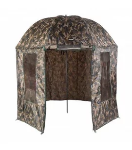 Jaxon Parasol wędkarski moro z osłoną zabudowany 250cm / 200cm AK-KZS046 AK-KZS046 - Inne akcesoria dla wędkarzy - miniaturka - grafika 1