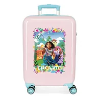 Walizki - Disney Urok Różowy Kabina Walizka 38x55x20 cms Sztywne ABS Zamknięcie kombinowane boczne 34L 2 kg 4 Podwójne Koła Bagaż ręczny, Różowy, Walizka kabinowa - miniaturka - grafika 1