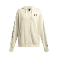Bluzy sportowe damskie - Bluza damska Under Armour Project Rock HWT Full Zip Hard at Work - miniaturka - grafika 1