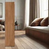 Płytki ceramiczne - Płytka Gresowa Drewnopodobna Royal Brown Matowa 120x20x0,8 cm - miniaturka - grafika 1