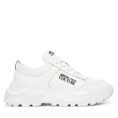 Sneakersy męskie - Sneakersy Versace Jeans Couture 78YA3SC1 Biały - miniaturka - grafika 1