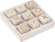 Gry planszowe - Gra w kółko i krzyżyk ASJUT Drewno mango Beżowy - miniaturka - grafika 1