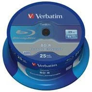 Nośniki danych - Verbatim BluRay BD-R 25 GB x6 10 szt. Do nadruku SINGLE LAYER DATALIFE - miniaturka - grafika 1