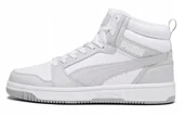 Sneakersy męskie - Sneakersy Puma Rebound V6 392326-05 Sportowe Lekkie Skóra Wysokie - miniaturka - grafika 1