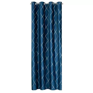 Euro Firany Zasłona Pierre Cardin Margo Granat 140 x 250 Przelotka 1220849 - Zasłony - miniaturka - grafika 1