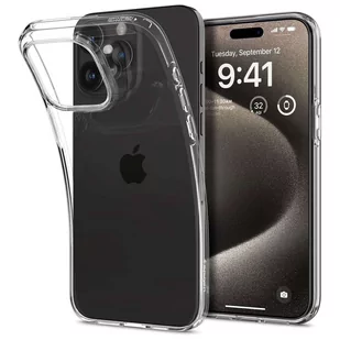 Etui do iPhone 15 Pro Max Spigen Liquid Crystal Case obudowa ochronna na telefon Crystal Clear - Etui i futerały do telefonów - miniaturka - grafika 1