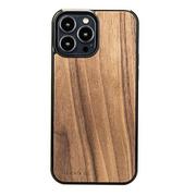 Etui i futerały do telefonów - Bewood Drewniane etui iPhone 13 Pro Max ORZECH AMERYKAŃSKI BWD08710 - miniaturka - grafika 1