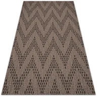 Dywany - Modny uniwersalny dywan winylowy Jodełkowy zygzak 150x225 cm - miniaturka - grafika 1