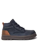 Botki męskie - Bugatti Trzewiki 325AGB Granatowy - miniaturka - grafika 1