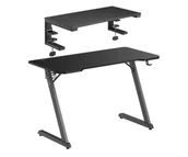 Biurka gamingowe - Silver Monkey X Biurko CHAD 2 120cm + Podstawka pod monitor EE-200 - miniaturka - grafika 1