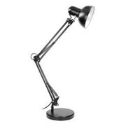 Lampy stojące - Orno DEON lampa biurkowa 60W E27 wysoka stal czarna DL-2/B - miniaturka - grafika 1