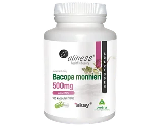 BACOPA MONNIERI (Bakopa dribnolistna) ekstrakt ALINESS 100 kapsułek - Zioła - miniaturka - grafika 1