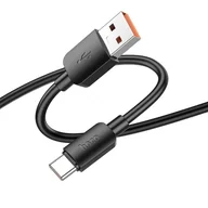 Kable USB - HOCO kabel USB do Typ C Hyper Power Delivery 100W X96 1m czarny - miniaturka - grafika 1