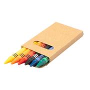 Kredki, ołówki, pastele i pisaki - Zestaw Kredek Woskowych 8 Cm, Ecru - miniaturka - grafika 1
